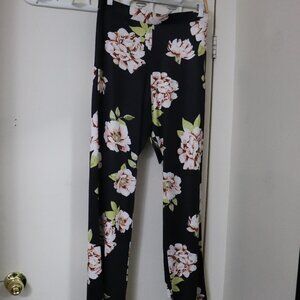 Revamped High-Waisted Floral Pants